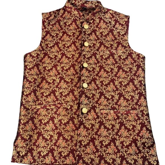 Men's Suit Vest - Luxury Embroidered - Picture 4 of 7